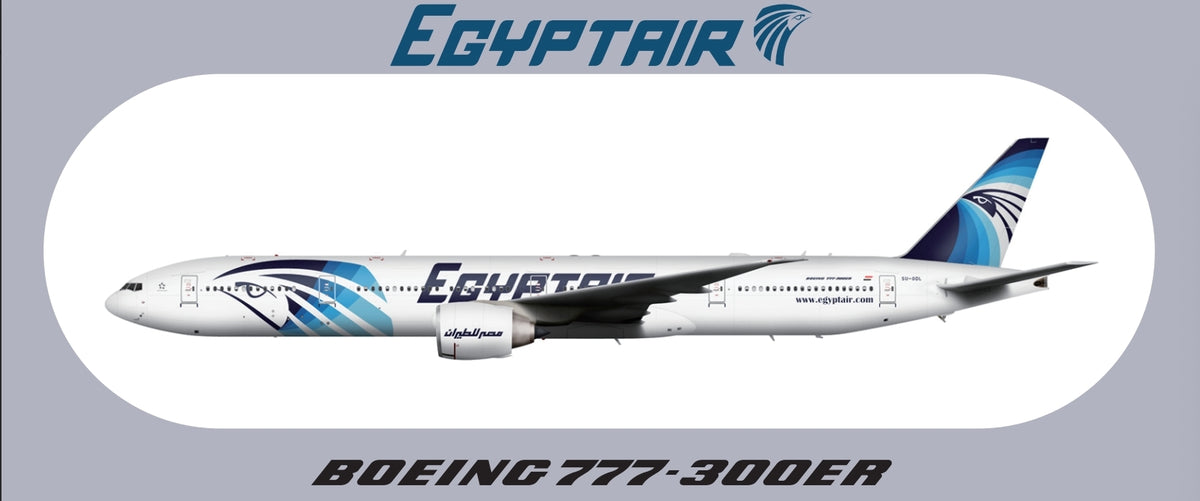 RBF EGYPT 777-300ER STICKER 20x8.8cm S-R-77W-MS