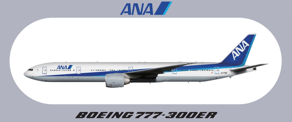 RBF ANA 777-300ER STICKER 20x8.8cm S-R-77W-NH