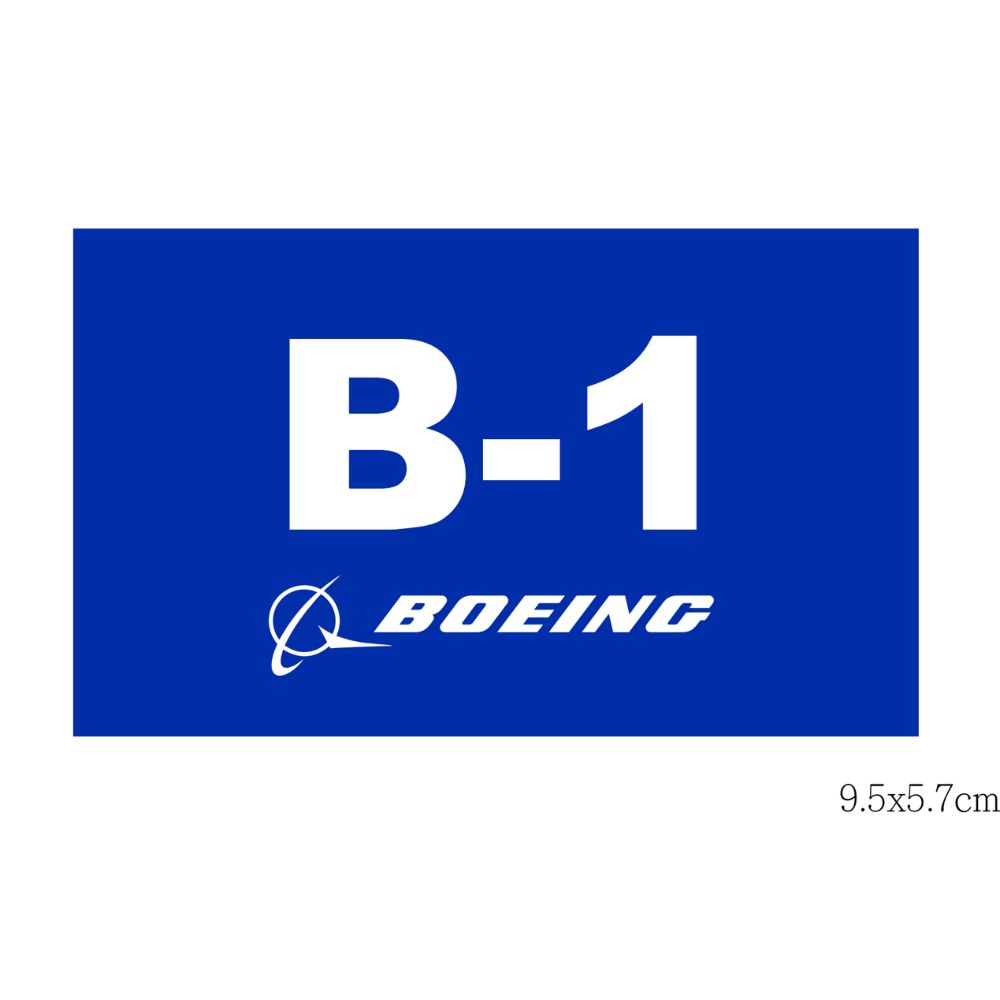 RBF B-1 STICKER 9.5x5.7cm S-B1