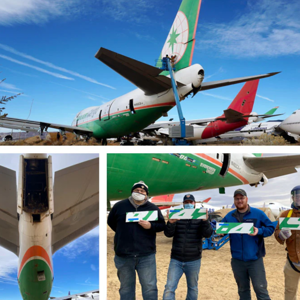 RBF PLANETAGS EVA AIR 747-400F 080774862264