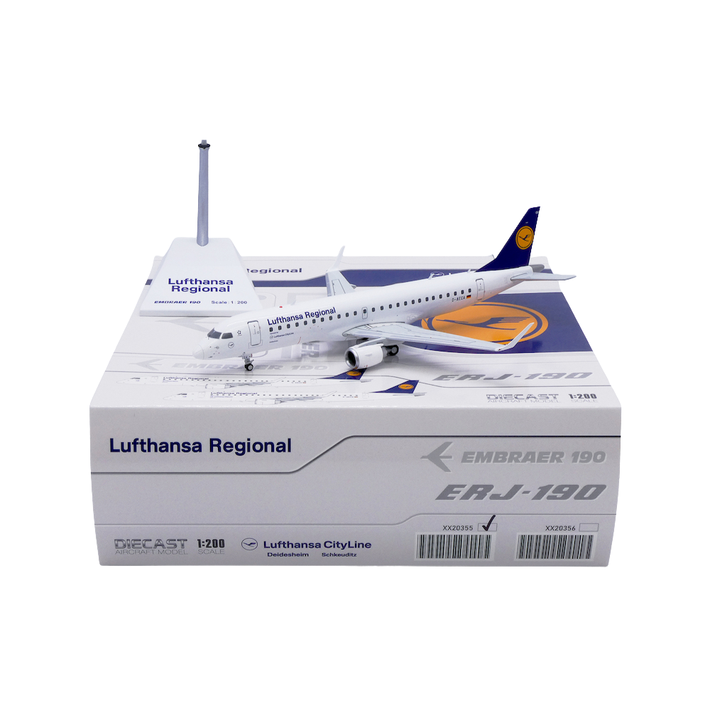 RBF現貨 JC 金屬 1:200 Lufthansa Regional Embraer ERJ XX20355 全球免運