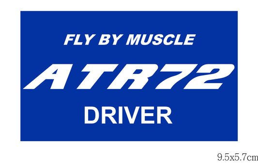 RBF ATR72 9.5x5.7CM STICKER S-ATR72