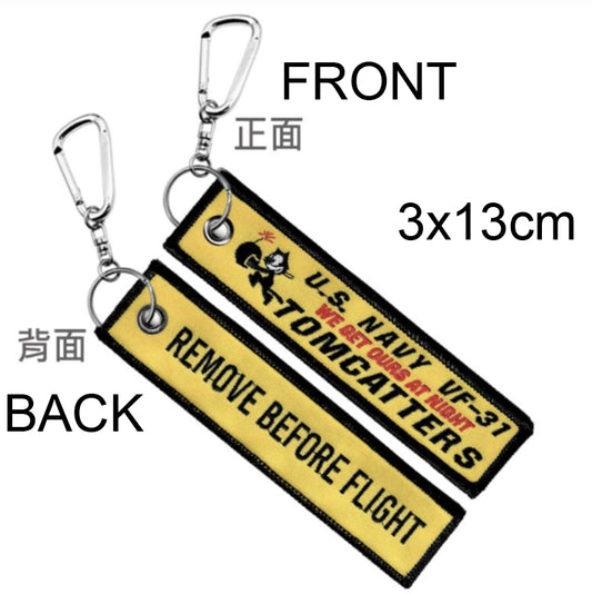 RBF US NAVY VF-31 KEY RING K0006