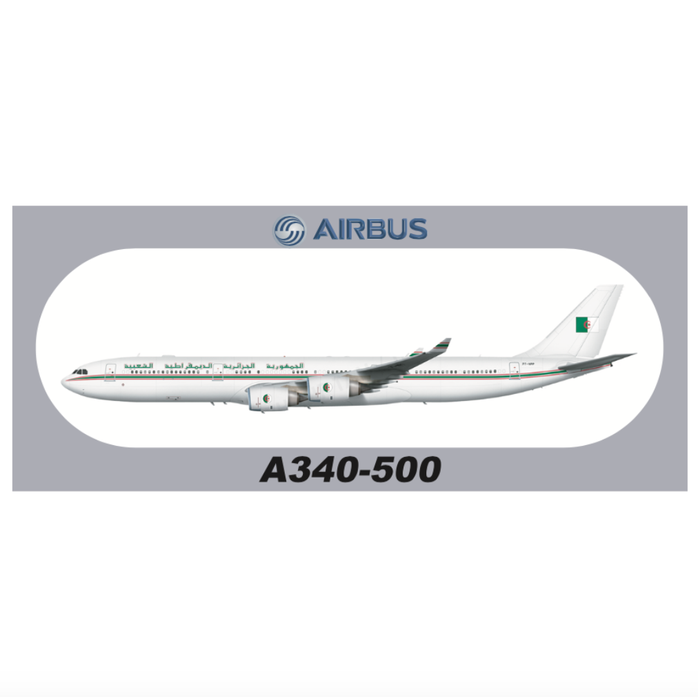 RBF現貨 ALGERIAN A340-500 20X8.8CM STICKER 貼 S-R-A345-7T 全球免運
