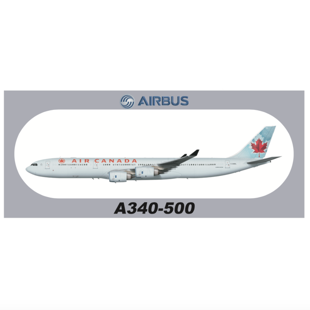 RBF 現貨 CANADA A340-500 20X8.8CM STICKER 貼紙 S-R-A345-AC 全球免運
