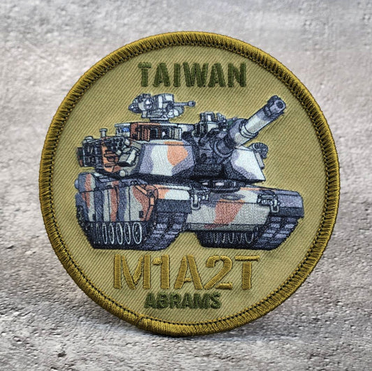 RBF現貨 TAIWAN M1A2T ABRAMS patch 10cm 臂章 ARM-M1A2T-G 全球免運