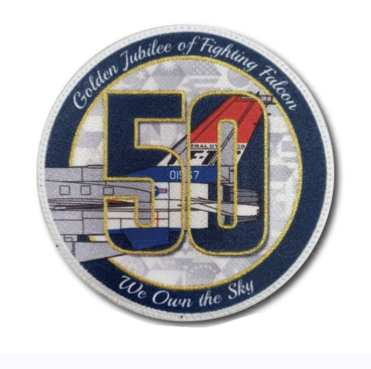 RBF現貨 YF-16 50th patch 10cm 臂章 ARM-GJFF 全球免運