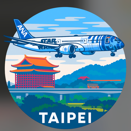 RBF TAIPEI 787 STICKER 10CM S-ASWT
