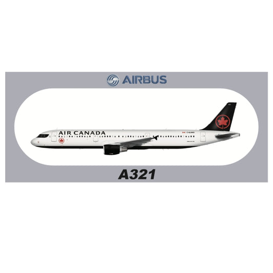 RBF Air Canada A321 sticker 20x8.8cm S-R-A321-GJWO