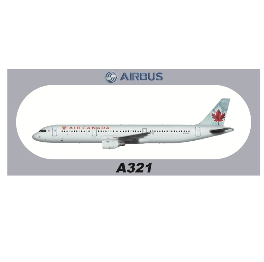 RBF Air Canada A321 sticker 20x8.8cm S-R-A321-GIUE