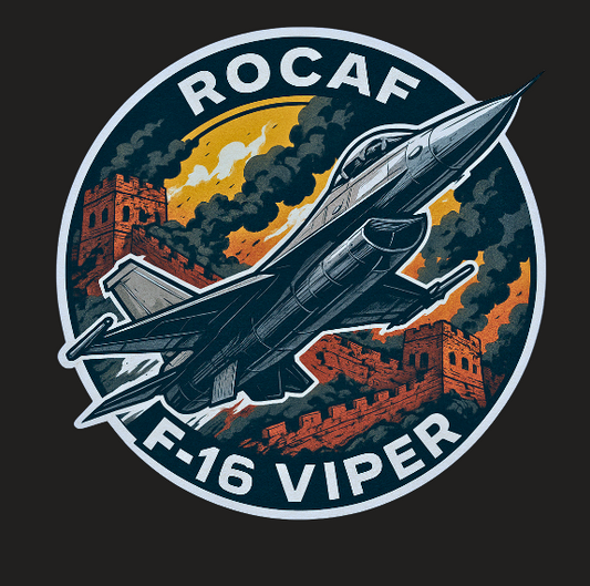 RBF ROCAF F-16V sticker 10cm S-FVC