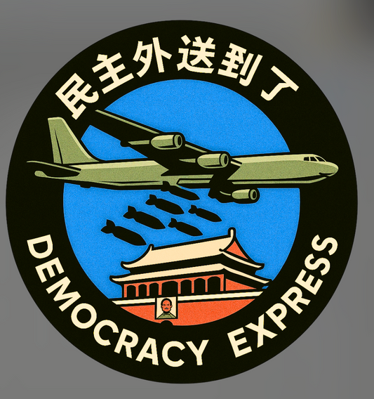 RBF DEMOCRACY EXP sticker 10cm S-DE