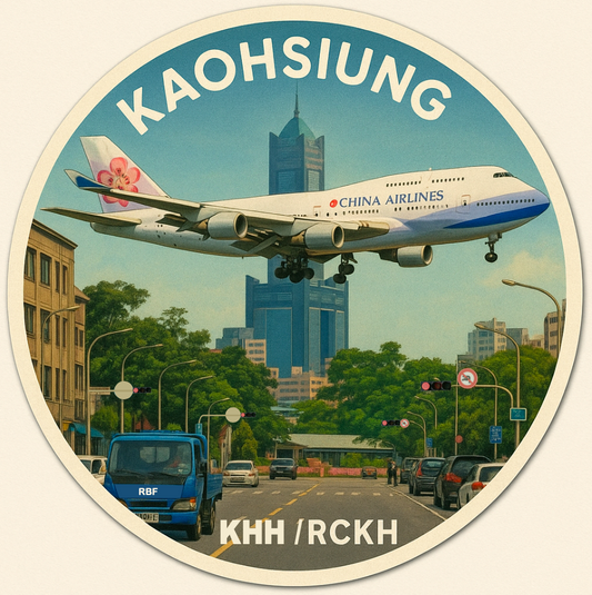 RBF KAOHSIUNG RCKH sticker 10cm S-KKR747