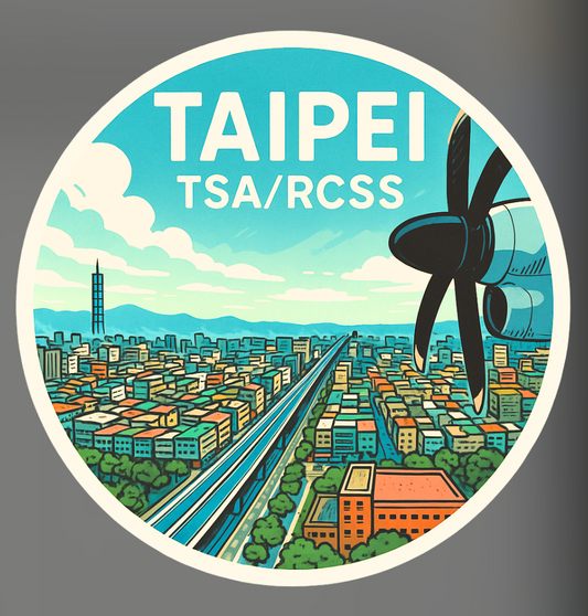 RBF TAIPEI RCSS sticker 10cm S-TTRAT72