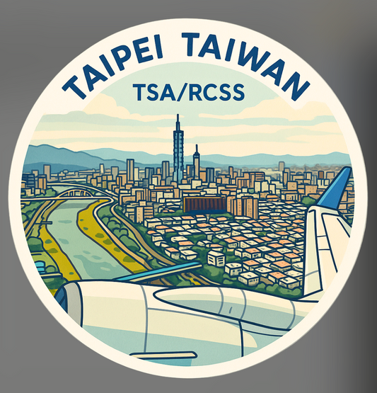 RBF TAIPEI RCSS sticker 10cm S-TTTRT