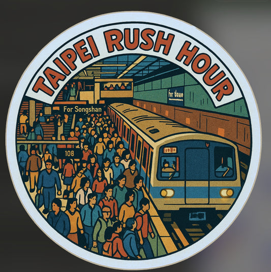 RBF Taipei rsh hour sticker 10cm S-TPERH