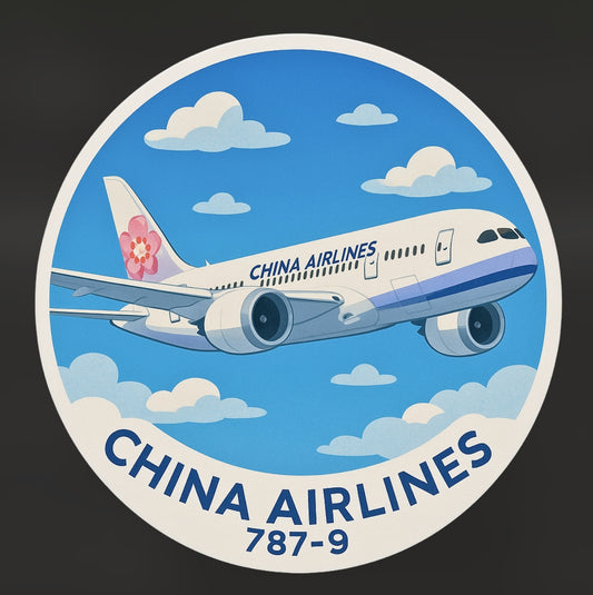 RBF現貨 China Airlines 787-9 sticker 10cm 貼紙 S-CAL789 全球免運