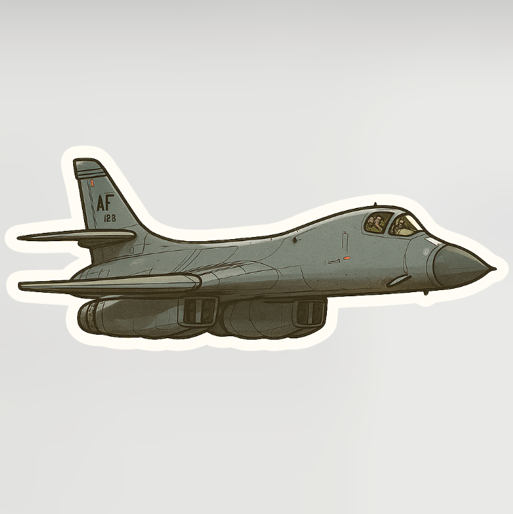 RBF 現貨 B-1 10CM STICKER 貼紙 S10-B1 全球免運
