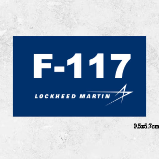 RBF F-117 STICKER 9.5x5.7cm S-F117