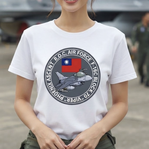 RBF ROCAF F-16 Block 70 T-shirt XL T-6727-XL-W
