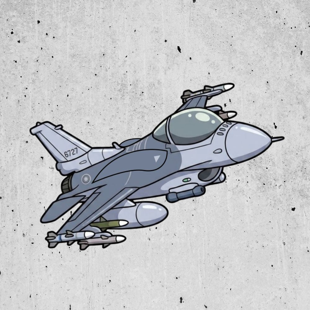 RBF F-16 6727 sticker 7cm S7-6727