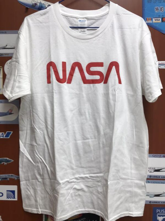 RBF NASA LOGO WHITE T-SHIRT Size S T-NASA-W-S