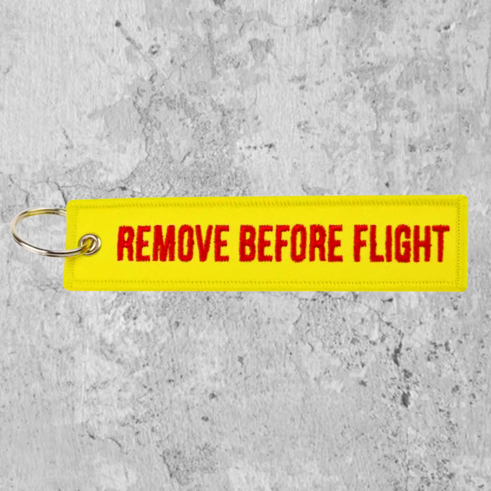 RBF 現貨 REMOVE BEFORE FLIGHT keychain 13cm 鑰 K1303-RBFYR 全球免運