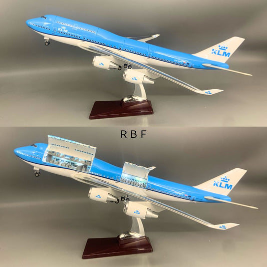 RBF 1:150 747 KLM CUTAWAY MODEL C105-1 全球免運