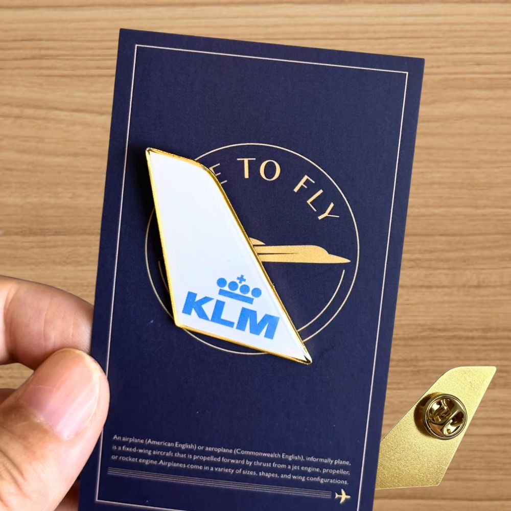 RBF 絕版 KLM Royal Dutch Airlines Lapel Pin 胸 ALP-KL 全球免運