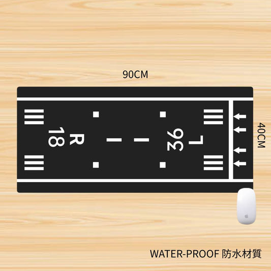 RBF AIRPORT RUNWAY DESK PAD 90x40cm PAD9040-18R36L