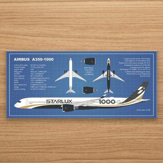 RBF STARLUX A350-1000 PAD 90x40cm PAD9040-A35K-502