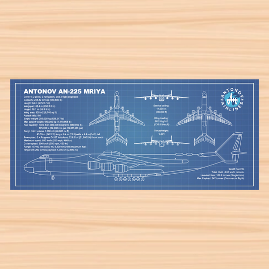 RBF 現貨 AN-225 DESK PAD 90x40cm 桌墊 PAD9040-AN225A 全球免運