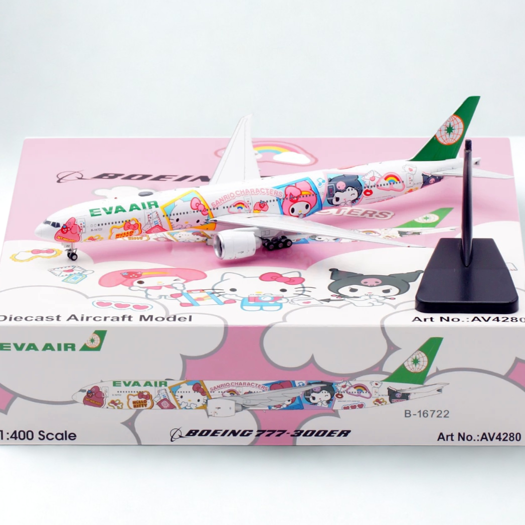 RBF AV 1/400 B-16722 EVA Air 777-36NER San AV4280
