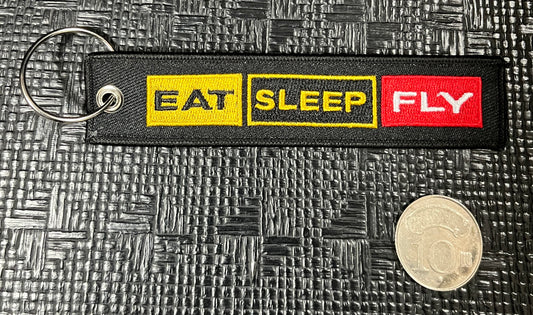 RBF EAT SLEEP FLY KEY CHAIN K-ESF