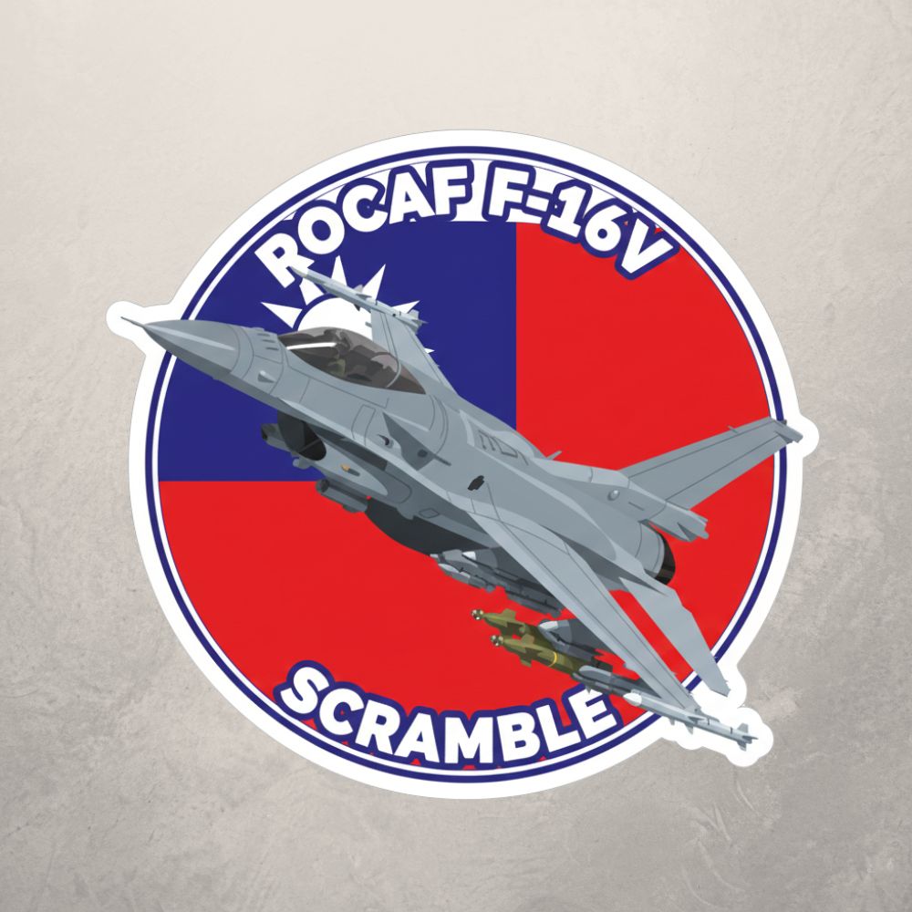 RBF ROCAF F-16V sticker 7cm S7-RF16VS