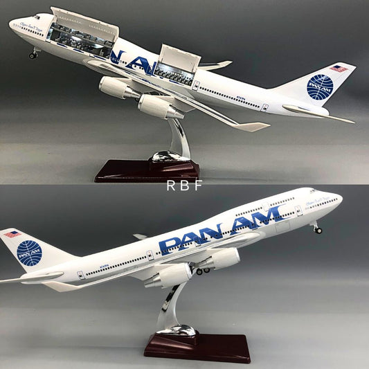 RBF絕版 1:150 747 PAN AM CUTAWAY MODEL C125-1 全球免運