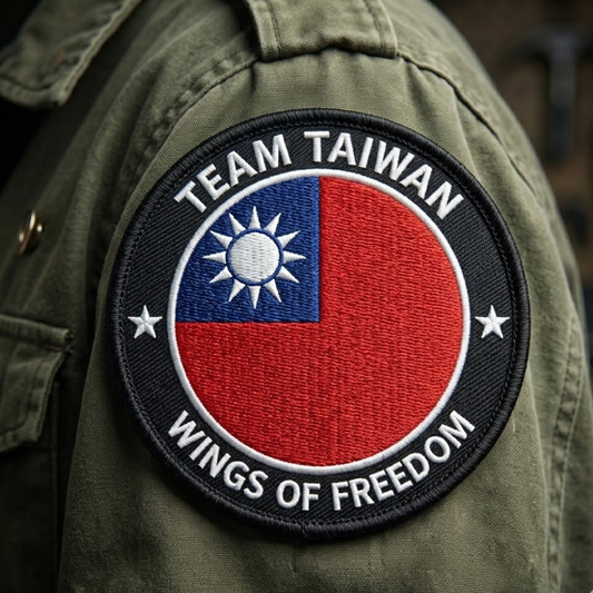 RBF TEAM TAIWAN PATCH 9cm ARM9-TTWOF