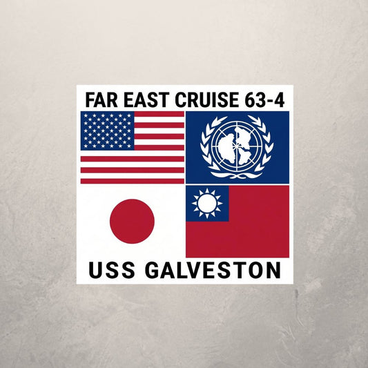 RBF現貨 FAR EAST CRUISE 63-4 10cm sticker 貼紙 S10-FEC6 全球免運
