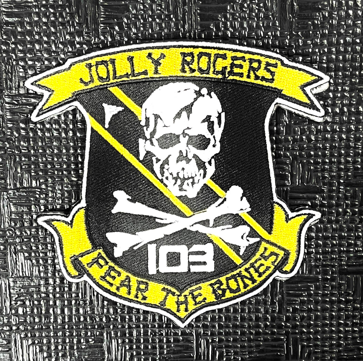 RBF JOLLY ROGERS 10CM PATCH ARM-JRFTB