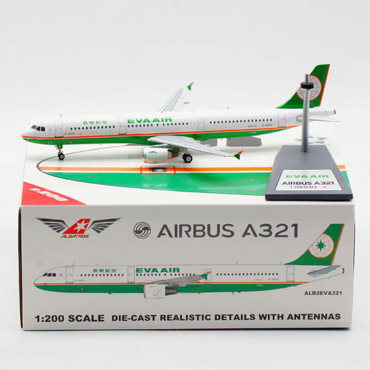 RBF現貨 ALB 金屬 1:200 EVA AIR A321 B-16201 ALB2EVA321 全球免運