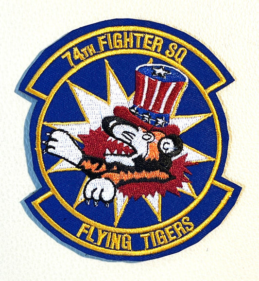 RBF FLYING TIGER 74TH 10CM PATCH ARM-74SQ