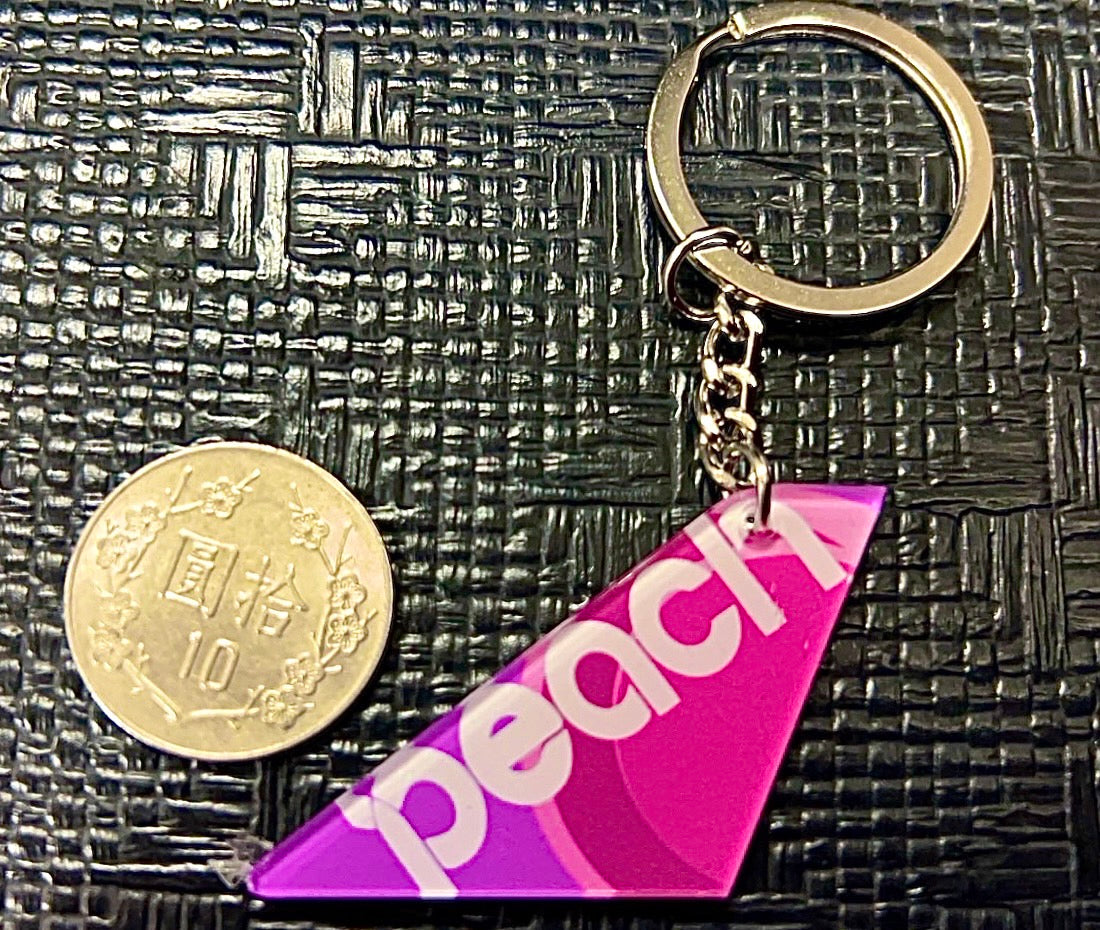 RBF現貨 PEACH Acrylic KEY CHAIN KEY CHAIN 鑰匙 K200-MM 全球免運