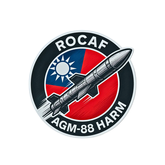 RBF ROC AGM-88 10CM STICKER S-RCA88