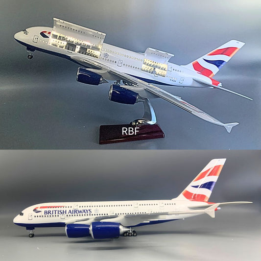 RBF 1:160 A380 BRITISH CUTAWAY MODEL A109-2 全球免運