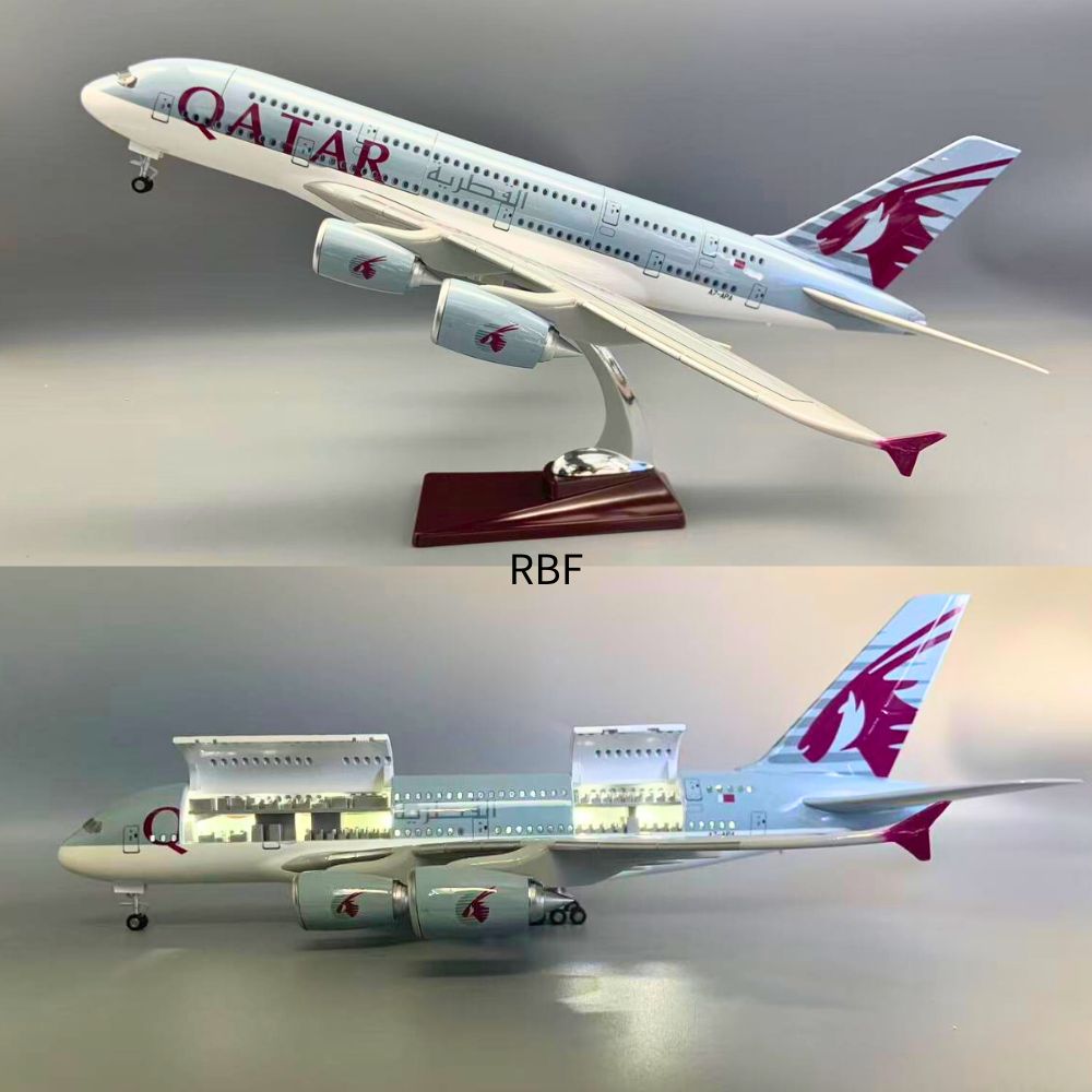 RBF 1:160 A380 QATAR CUTAWAY MODEL A110-2