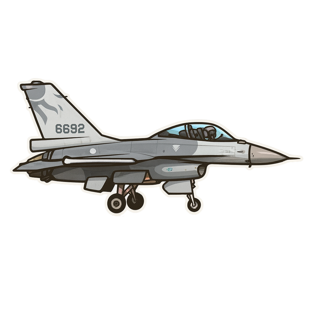 RBF ROCAF F-16 6892 7cm S7-6892