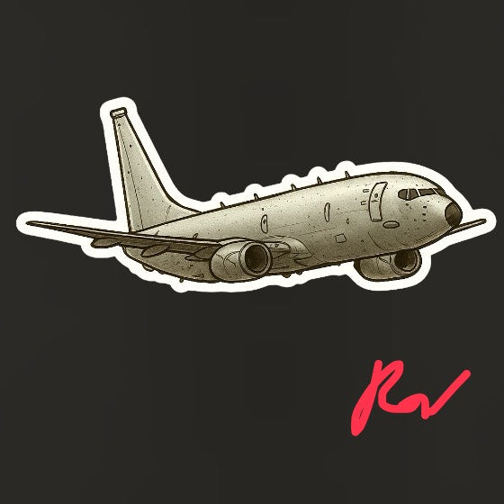 RBF 現貨 P-8 10CM STICKER 貼紙 S10-P8 全球免運