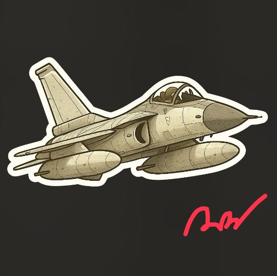 RBF F-CK-1 10CM STICKER S10-IDF
