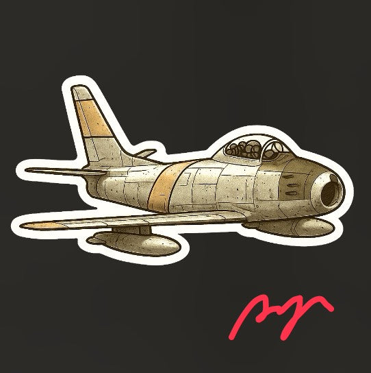 RBF現貨 F-86 10CM STICKER 貼紙 S10-F86 全球免運