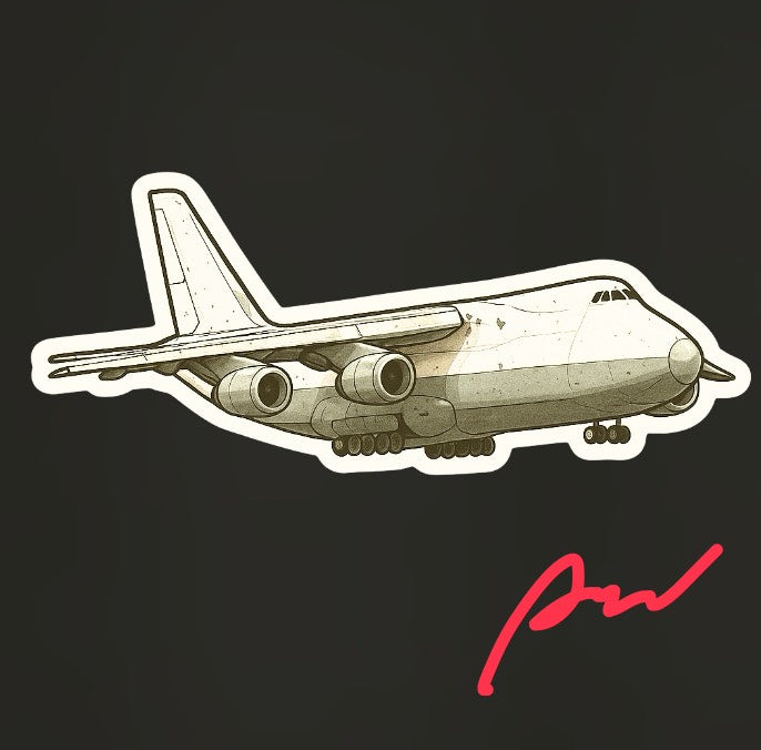 RBF現貨 AN-124 10CM STICKER 貼紙 S10-AN124 全球免運